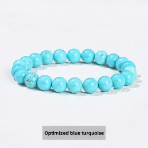 Optimized Turquoise Bracelet / Diameter 8.1-8.8mm (about 21-23 Pieces)