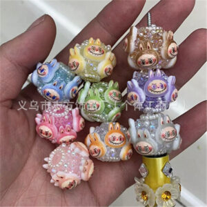 Wholesale Cartoon Sugar Monster Beaded Flower Balls DIY