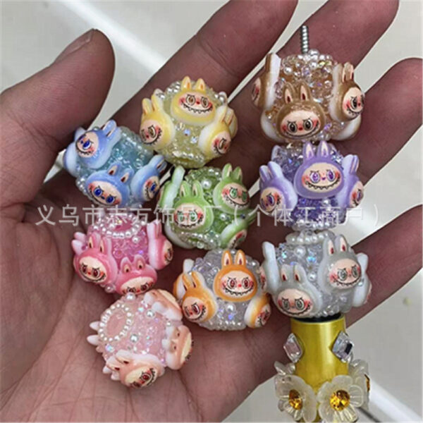 oly-5b1ca1c90995565c8fe58cb757cee0c7 Wholesale Cartoon Sugar Monster Beaded Flower Balls DIY