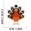oly-5b2345047542ad2787cea96e8403c8c0 Wholesale Xiaotian Thanksgiving Embroidery Cloth Sticker Autumn Harvest Pumpkin Food Theme Patch Sticker Computer Embroidery Label Corn