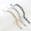 Wholesale Simple Style Geometric Stainless Steel Plating Bracelets