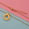 Wholesale PVD Coated 18K Gold Real Gold Plated Geometric Stainless Steel Simple Style Waterproof Non Tarnish Stainless Steel
