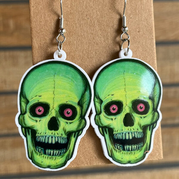 Wholesale Halloween Retro Night Acrylic Earrings