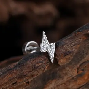 3384 Silver / Ear Studs