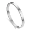 Wholesale Simple Style Solid Color Stainless Steel Polishing Bangle
