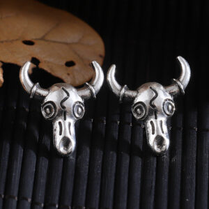A pair of bull heads