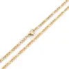 Wholesale PVD Coated 18K Gold Plated Geometric Titanium Steel Fashion Waterproof Non Tarnish Necklace