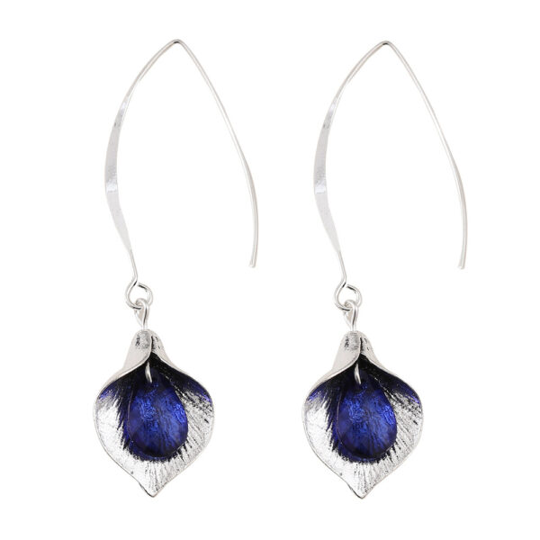 Wholesale Creative Orchid Pendant Earrings