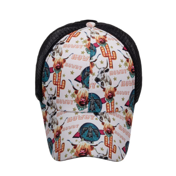 Wholesale Cross-border AliExpress Amazon ebay new graffiti horizontal cross net cap baseball cap Women's sun hat B988