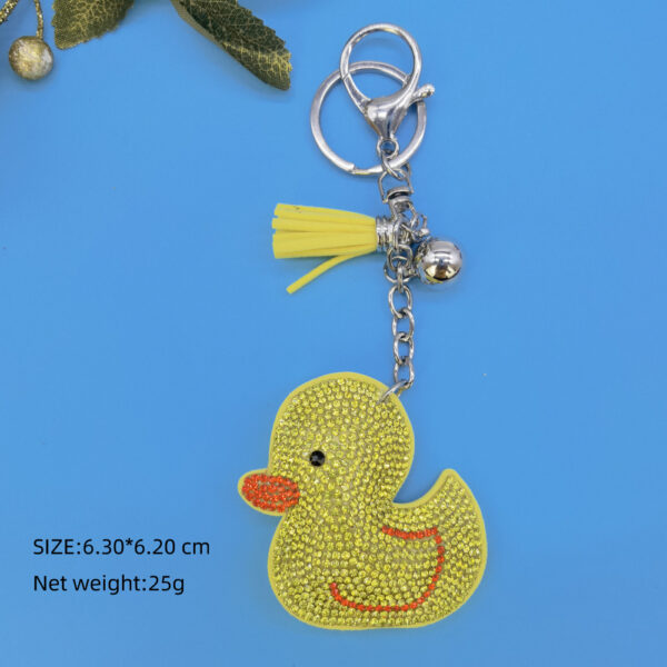 Wholesale Cartoon animal diamond studded keychain