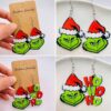Wholesale European and American Christmas Acrylic Earrings