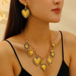 06 ancient gold 0457+ancient gold 2966 (earrings + necklace)