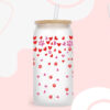 Wholesale New Valentine's Day UV Cup stickers crystal logo pattern 23 cmX11cm in stock