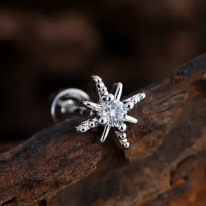 3356 Silver / Ear Studs