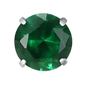 Titanium Natural Color Pointed Bottom (Imported Emerald) / M0.9 Thread*2mm