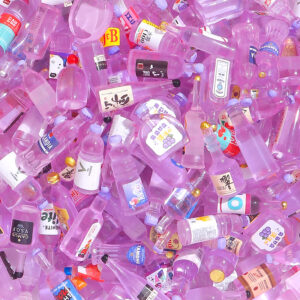 Purple wine bottle
