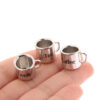 Wholesale 1:12 doll house mini scene accessories props DIY silver small cup cup cup miniature model