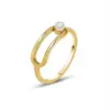 Wholesale PVD Coated Real Gold Plated 18K Gold Geometric 304 Stainless Steel Fashion Waterproof Non Tarnish