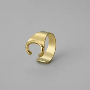 Gold C Open Ring J382-3 / Adjustable Opening