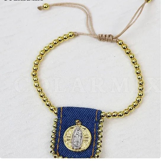 Wholesale Copper Elegant Vintage Style Beaded Plating Inlay Geometric Zircon Bracelets