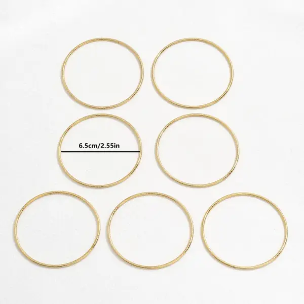 Glam Simple Style Circle 201 Stainless Steel Bangle In Bulk