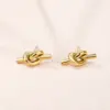 Wholesale 304 Stainless Steel Geometric PVD Coated 18K Real Gold Plated 18K Gold Simple Style Waterproof Non Tarnish Plating Gold Ear Studs
