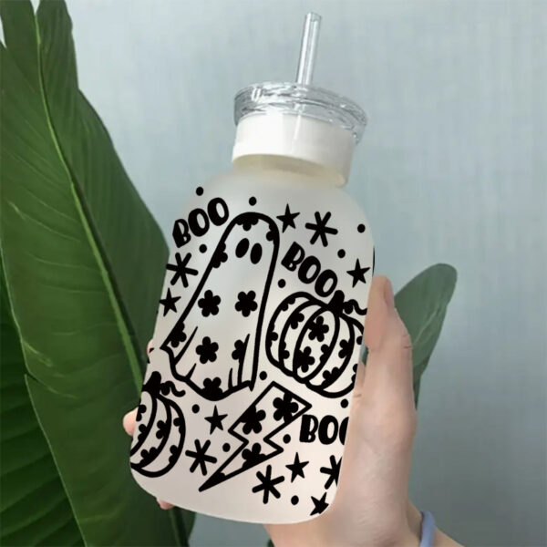 Wholesale Uv Transfer Sticker Glass Cup Crystal Label Crystal Sticker Cross-Border Exclusive for 16oz Glass Cup Special Sticker 23Cmx11Cm