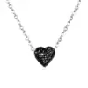 Wholesale Simple Style Heart Shape Stainless Steel Plating Zircon Pendant Necklace