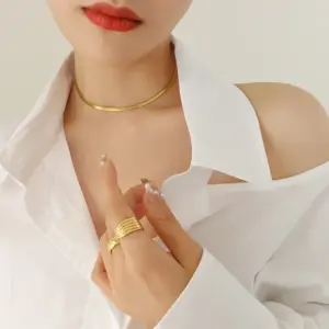 P559-Gold Necklace-30 + 8cm