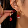 Wholesale Red Santa hat, Christmas stocking, earrings
