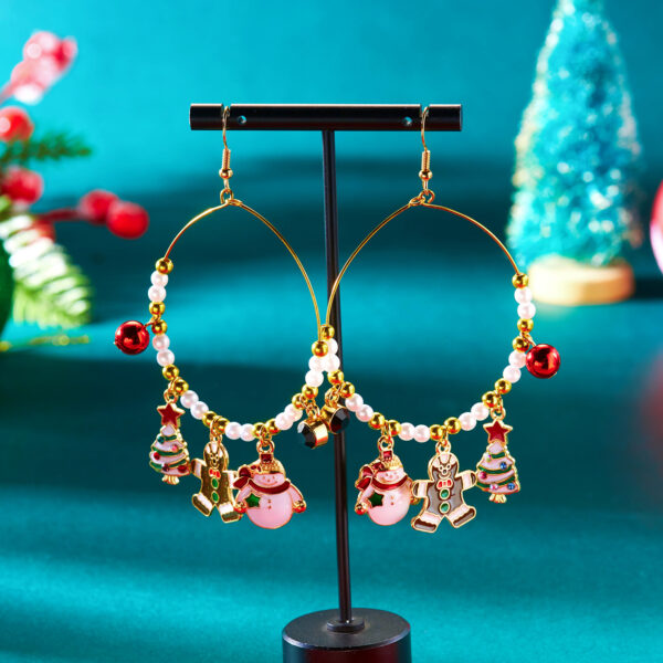 Wholesale Christmas tree, reindeer, gingerbread man earrings