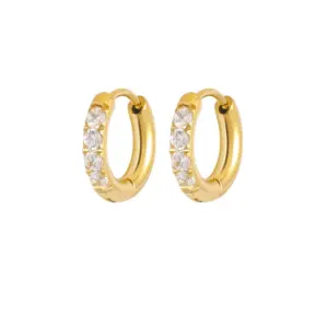 2.5 * 8mm Gold (a Pair)