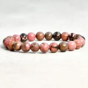 B1737 Black Line Red Pattern / 4mm