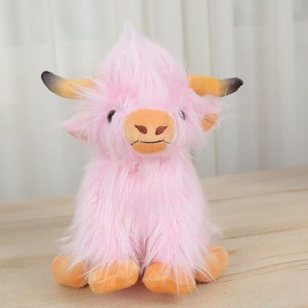 Wholesale Cross-Border New Product Internet Celebrity Heada Cow Simulated Scottish Highland Cow Plush Toy Cow Doll
