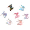 oly-5cc47f36e3f9695f9badd098c409bb04 Wholesale Translucent Sequins Butterfly Beaded UV Colored Wings Hanging Hole Beads DIY Mobile Phone Chain Keychain Aessories Pendant