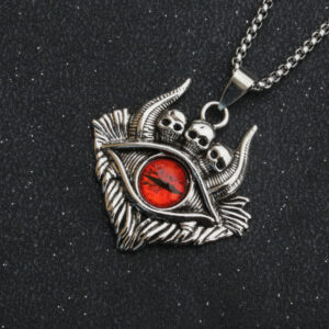 Horn red stainless steel chain