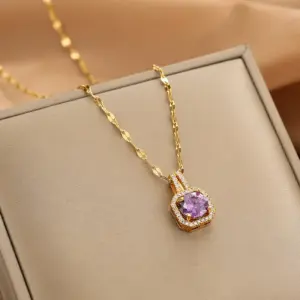 Purple Square Diamond