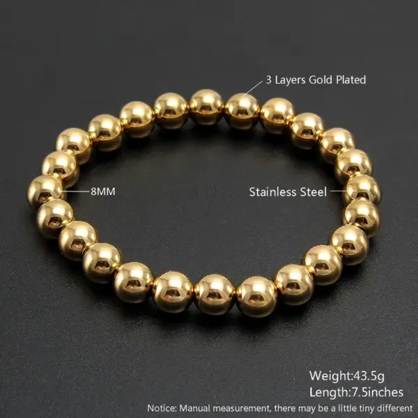 Wholesale Simple Style Geometric 304 Stainless Steel Bracelets In Bulk