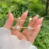 Wholesale Multi-Style Copper Plating 18K Gold Round Inlaid Full Rhinestone Zircon Bracelet Fashion High-End Suitable For Daily Wear Valentine's Day Gift