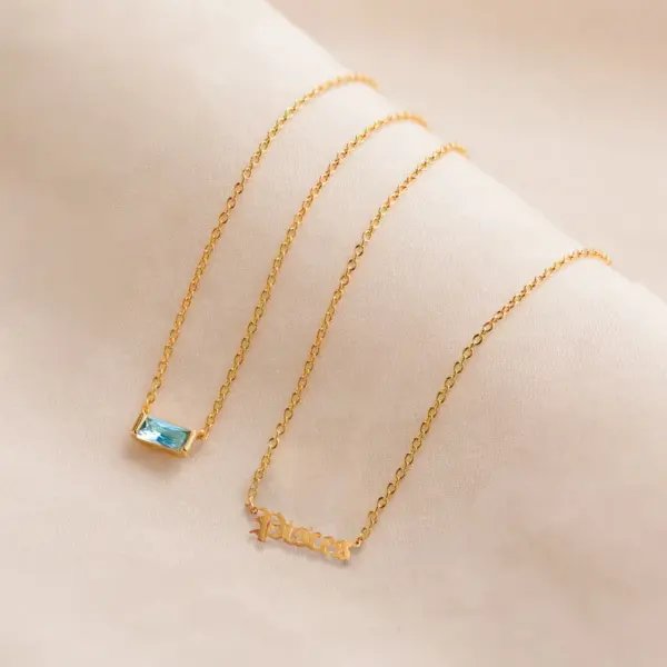 Wholesale 18K Gold Plated White Gold Plated Geometric Constellation Stainless Steel Simple Style Streetwear 304 Stainless Steel
