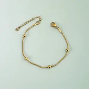1.2mm round Snake Clip Beads