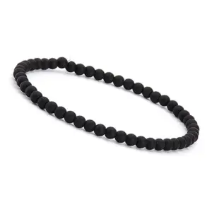 Black Mold Sand Agate Bracelet