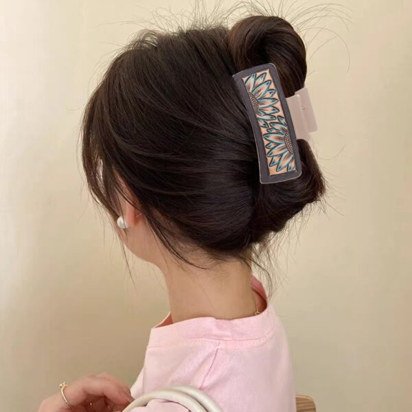 Wholesale Cross-border Western cowboy style sunflower leather grabber