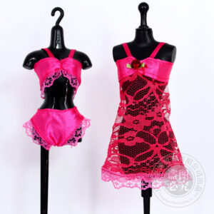 Rose Red 600304 / Three-piece sling underwear height 30cm doll wear (excluding model frame)