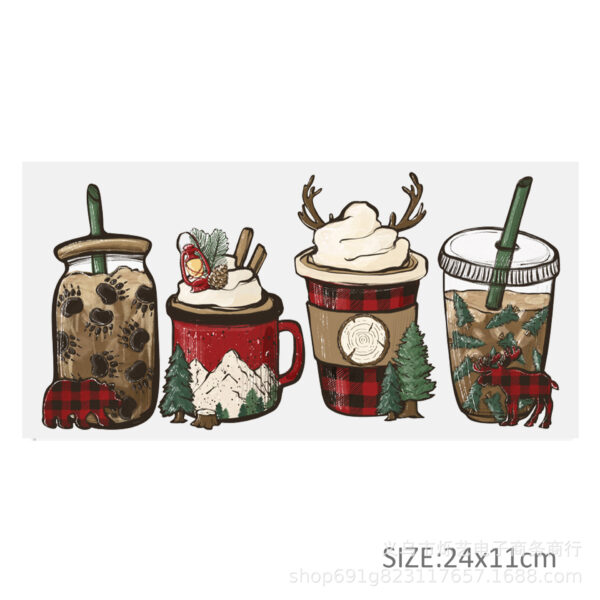 Wholesale Christmas Santa Claus Snowman Drink