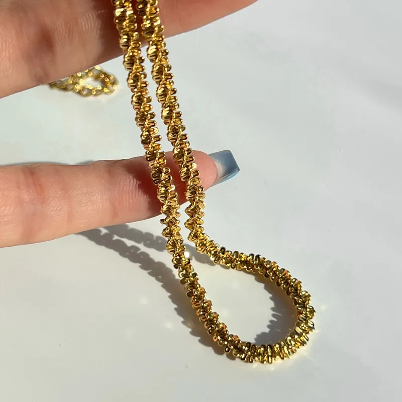 Wholesale Glam Titanium Steel Plating Necklace