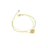 Wholesale Fashion Solid Color 304 Stainless Steel 16K Gold Plated White Gold Plated Gold Plated Stainless Steel Bracelets In Bulk