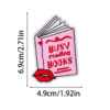 Wholesale Cute fabric patches with a reading theme