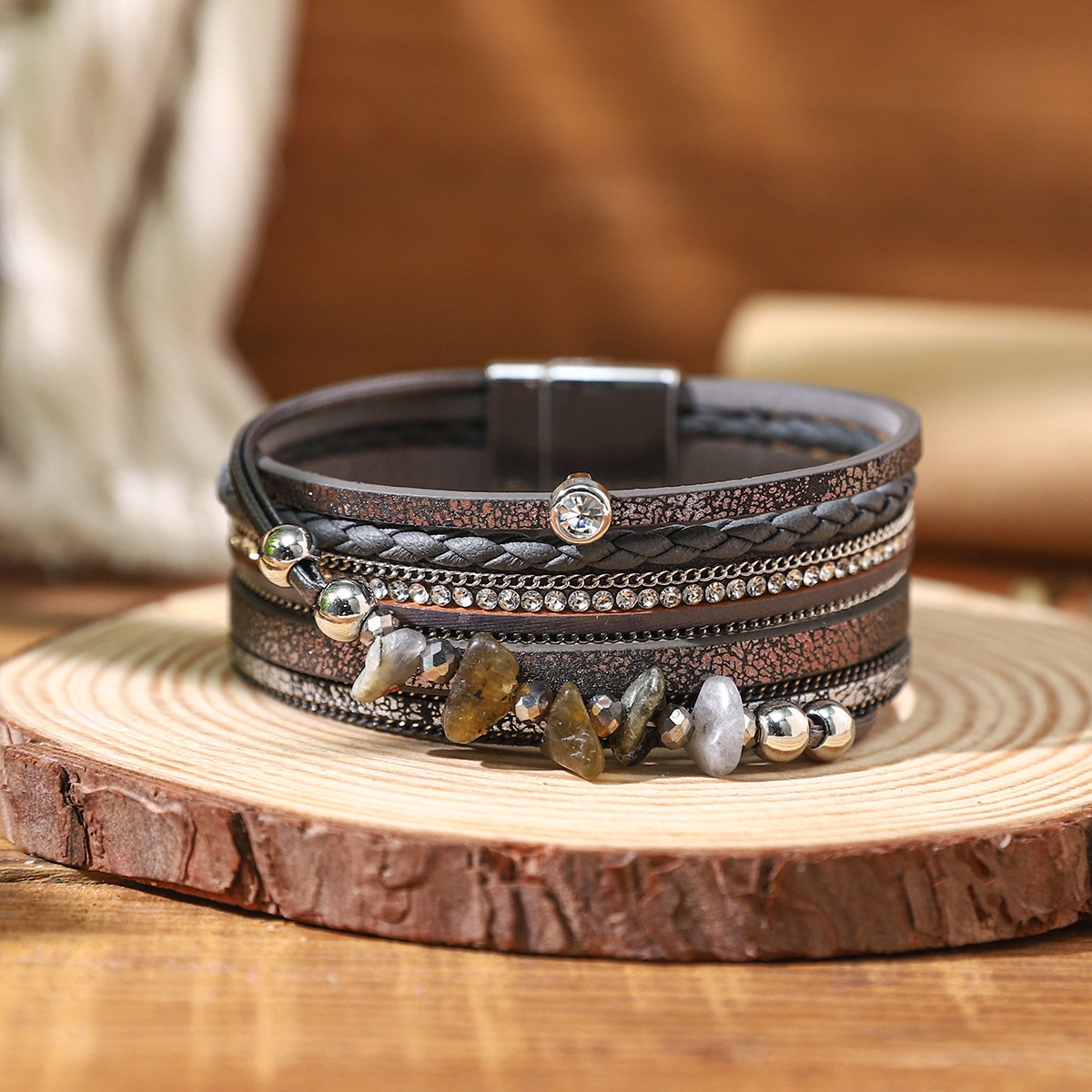 Wholesale Bohemian layered wristband