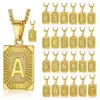 Wholesale Jewelry Fashion Letter 304 Stainless Steel 18K Gold Plated Plating Stainless Steel Necklaces
